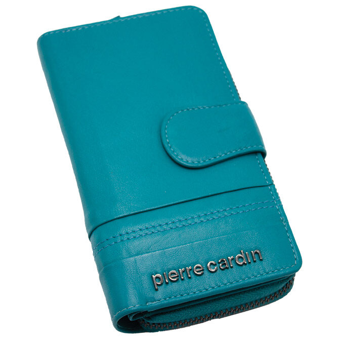 Novčanik kožni ženski Pierre Cardin 2202 TILAK130 tirkizni