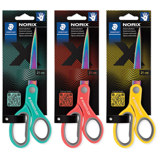 Škare školske 21 cm Norix Staedtler 965 21X BK sort blister