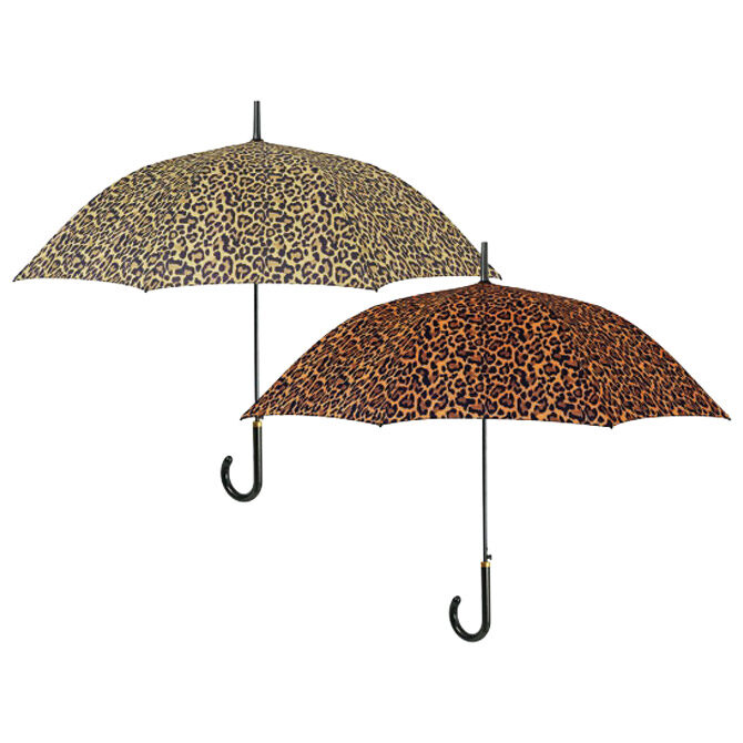 Kišobran automatik s plastičnom ručkom Time Perletti 26442 leopard sortirano