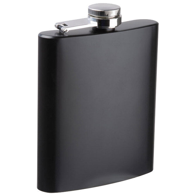 Pljoska metalna 207ml  Sheffield 481103 mat crna