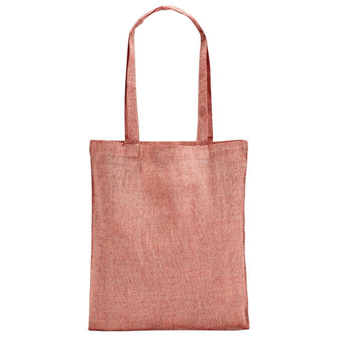Vrećice za kupovinu pamučna 38x42cm-duge ručke Stricker RYNEK 92920105 pastel crvena