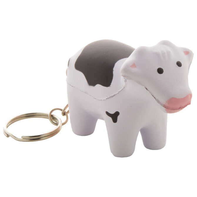 Privjesak za ključeve antistres kravica Anda AP810392 bijela