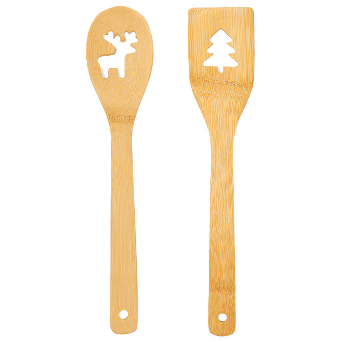 Set kuhača bambus Makito 20110 pk2 božićni motivi