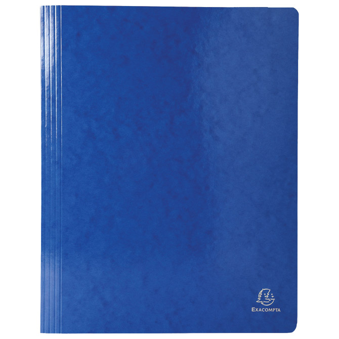 Fascikl mehanika euro prešpan karton A4 355g Exacompta 380807B t.plavi
