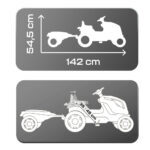 SMOBY traktor / bager na pedale Builder Max  710304 - Slika 7