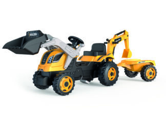 SMOBY traktor / bager na pedale Builder Max  710304 - Slika 9