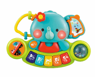 HOLA glazbeni slonić na potezanje 3135 - Slika 3