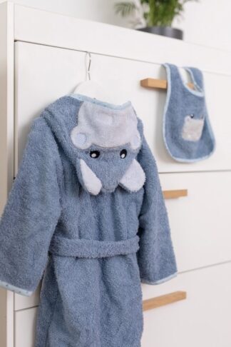 BUBABA BY FREEON ogrtač za kupanje hippo 98/104 plava - Slika 3