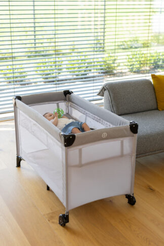 FREEON prijenosni krevetić Double s dvostrukim dnom i pomičnom stranicom 39968 - Slika 5