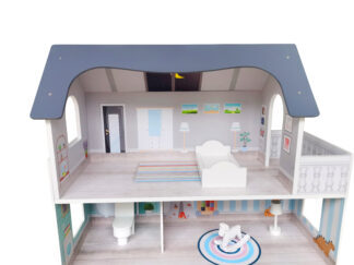 FREE 2 PLAY drvena kućica iz snova za lutke, siva 47306 - Slika 6