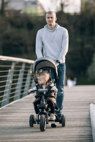 FREE 2 MOVE tricikl Elipso crno-sivi 81590 - Slika 2