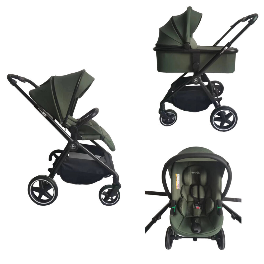 FREEON kolica 3u1 Zack green 81972