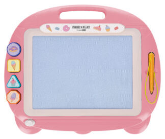 FREE 2 PLAY magnetna ploča roza 83198