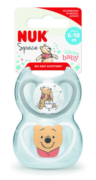 NUK duda varalica - silikon Space Winnie the Pooh 6-18m kom 10176256 - Slika 4