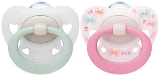 NUK duda varalica - silikon Signature (0-6 m), 2 kom multicolor 10730617 - Slika 2