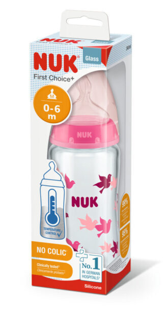 NUK staklena bočica FC+ 240 ml, 0-6 m 10745121 - Slika 3