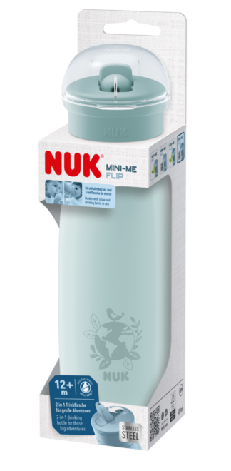 NUK čašica Mini-Me Flip nehrđajući čelik 12m+, 500 ml multicolor kom 10255691