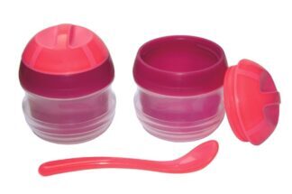 MAM termo posuda set sa žlicom blue/rose 440025 - Slika 2