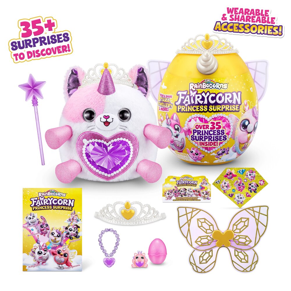 ZURU: RAINBOCORNS PLUSH - FAIRYCORN PRINCESS SURPRISE S6