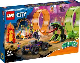 LEGO® CITY 60339 Arena za vratolomije s dvostrukom petljom
