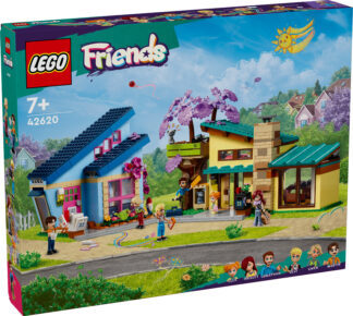 LEGO® FRIENDS 42620 Obiteljske kuće Ollyja i Paisley - Slika 5