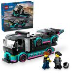 LEGO® CITY 60406 Trkaći auto i kamion za prijevoz automobila