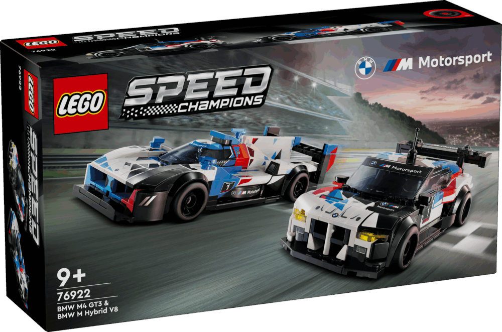 LEGO® SPEED CHAMPIONS 76922 Trkaći automobili BMW M4 GT3 i BMW M Hybrid V8