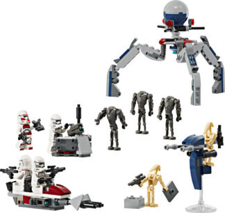 LEGO® STAR WARS™ 75372 Bojni komplet: klonirani vojnik™ i bojni droid™ - Slika 2