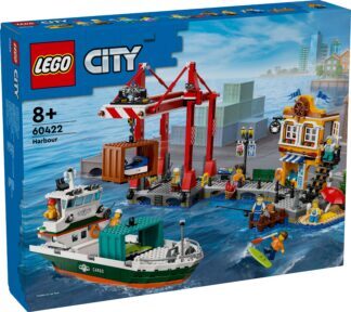 LEGO® CITY 60422 Gradska luka s teretnim brodom