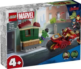 LEGO® SUPER HEROES 76287 Iron Man na motociklu i Hulk