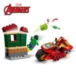 LEGO® SUPER HEROES 76287 Iron Man na motociklu i Hulk - Slika 3