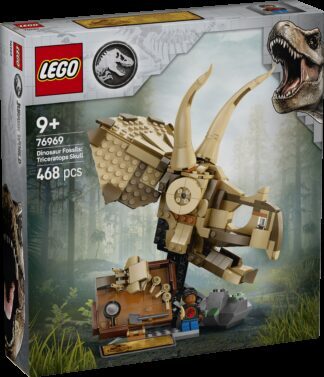 LEGO® JURASSIC WORLD™ 76969 Fosili dinosaura: lubanja triceratopsa