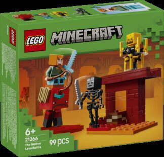 LEGO® MINECRAFT® 21266 Bitka uz lavu Nethera