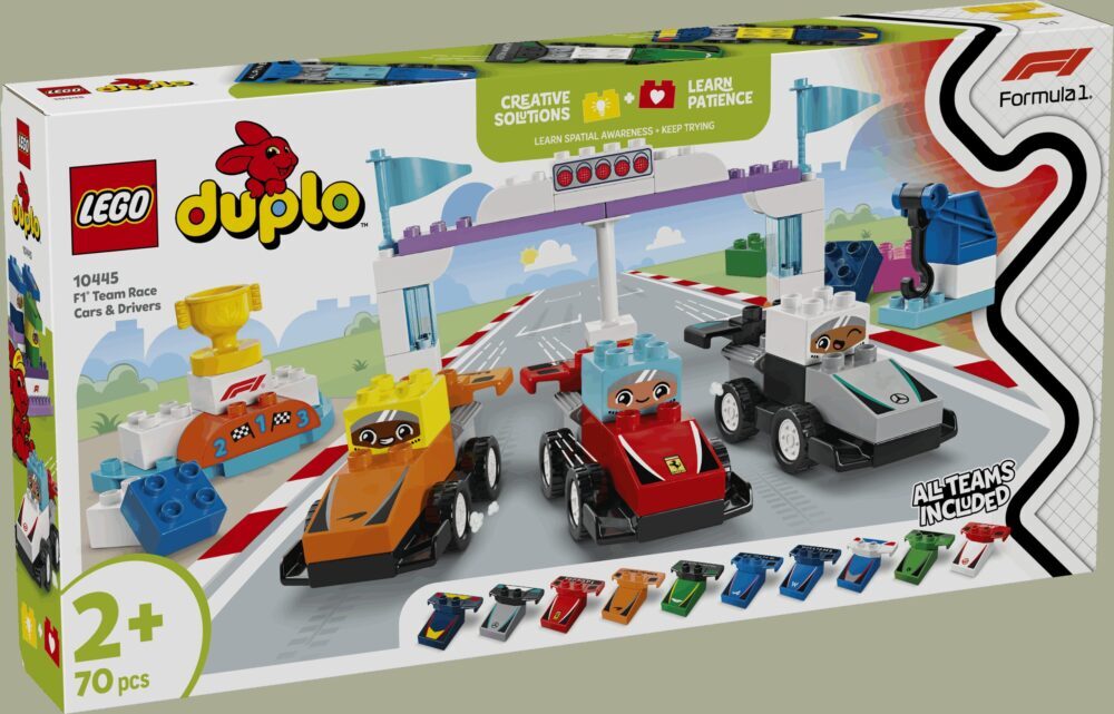 LEGO® DUPLO® 10445 Trkaći automobili i vozači timova za F1®