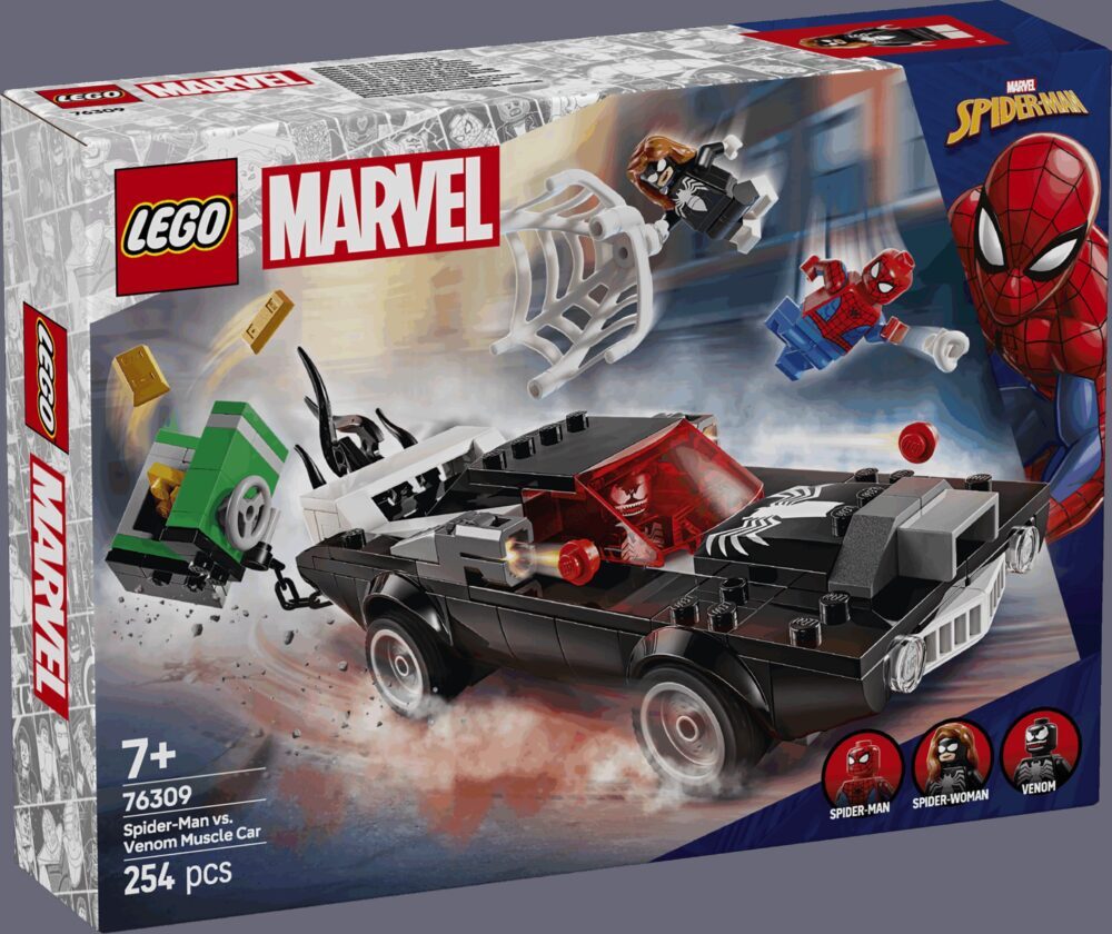 LEGO® SUPER HEROES 76309 Spider-Man protiv Venoma u sportskom autu