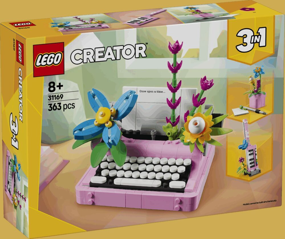 LEGO® CREATOR 31169 Pisaći stroj s cvijećem