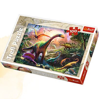 TREFL puzzle 100 kom, dinosauri 16277