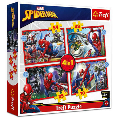 TREFL 4u1 puzzle Spiderman (35,48,54,70) 34384
