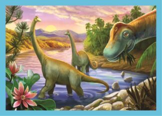 TREFL 4u1 puzzle dinosauri (12,15,20,24) 34609 - Slika 2