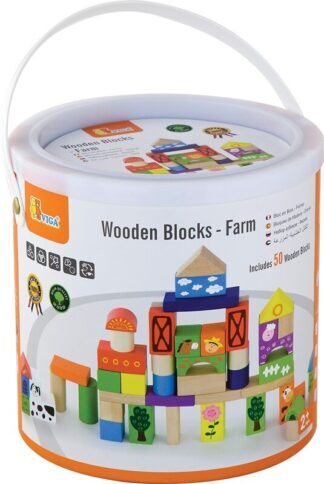 VIGA kocke u kantici farma, 50 kom 50285 - Slika 2