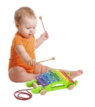 VIGA ksilofon krokodil na kotačima 50342 - Slika 2