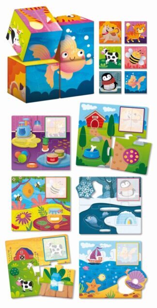 LISCIANI Montessori Wood logika i kocke 2u1, 48 dijelova 96879 - Slika 2