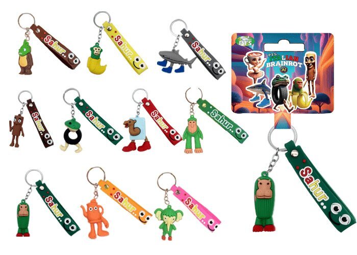 BRT: BRAINROT - 3D PRIVJESAK ZA KLJUČEVE 5CM