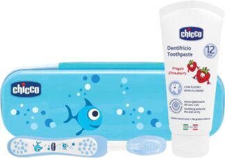 CHICCO zubna četkica set za oralnu njegu blue 6959200