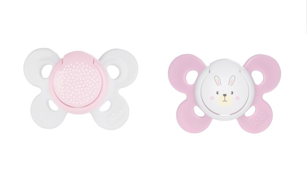 CHICCO duda varalica - silikon Comfort 0-6 m pink 7493111