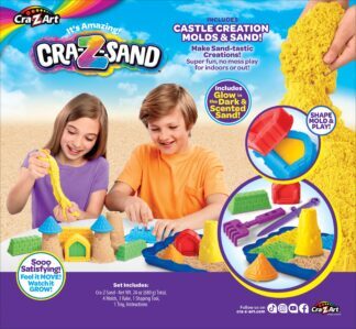 CRAZART set kinetički pijesak Dvorac Cra-Z-Sand  680 g 19667 - Slika 5