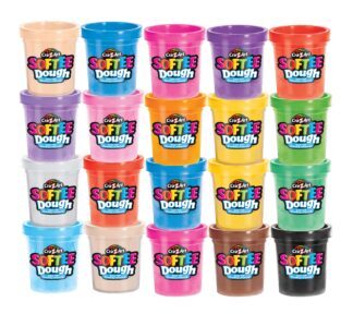 CRAZART plastelin 20 x 57g  Softee Dough 66609 - Slika 2