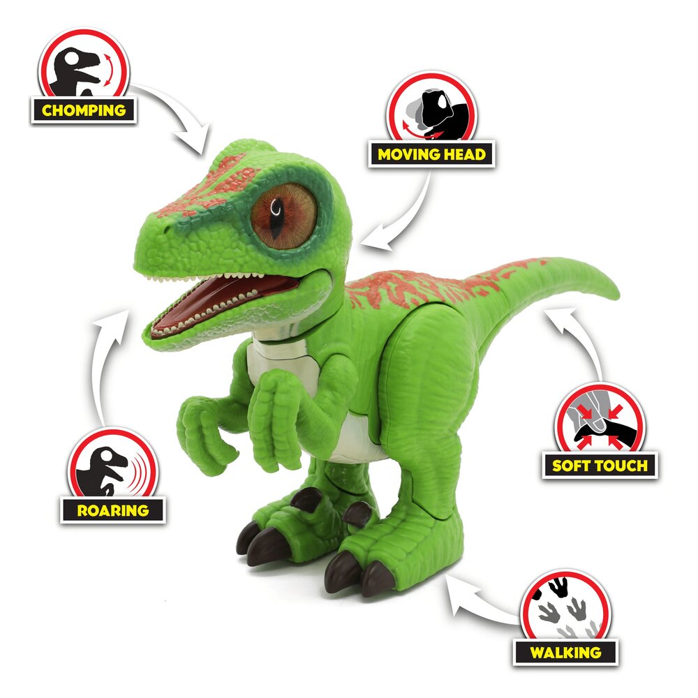 DINO: DINOS UNLEASHED - WALKING AND ROARING RAPTOR JR. POMIČNA FIGURA