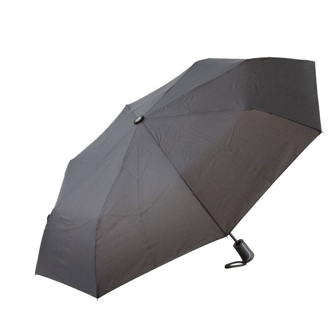 Kišobran automatik (otvaranje+zatvaranje) sklopivi s plast.drškom Anda AP808406 crni