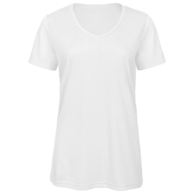 Majica kratki rukavi B&C TW058 V Triblend/women bijela S!!